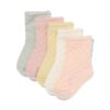 Babysokken stipstructuur antislip - 5 paar donkerroze