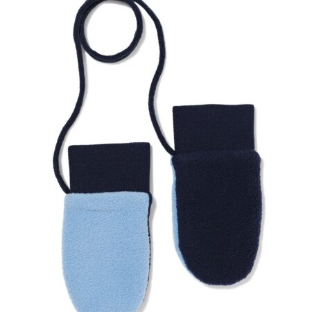 Babywanten fleece blauw