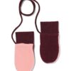 Babywanten fleece roze