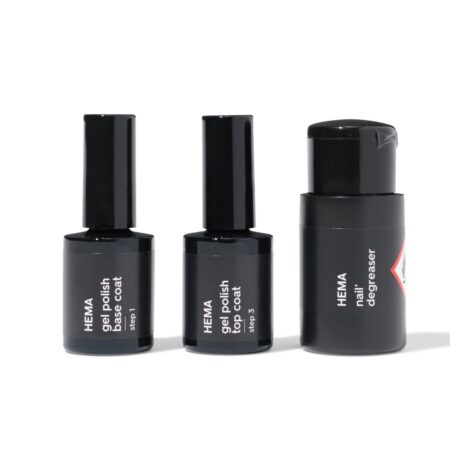 Base and topcoat gel polish set