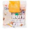 Bio fruit snoepjes appel-aardbei-banaan uitdeelzak - 8 stuks