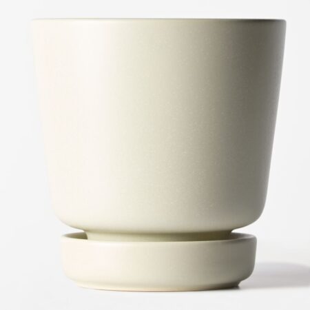Bloempot ⌀14.4x14.8cm keramiek wit