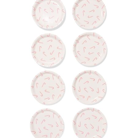 Borden ⌀23cm papier zuurstokken - 8 stuks
