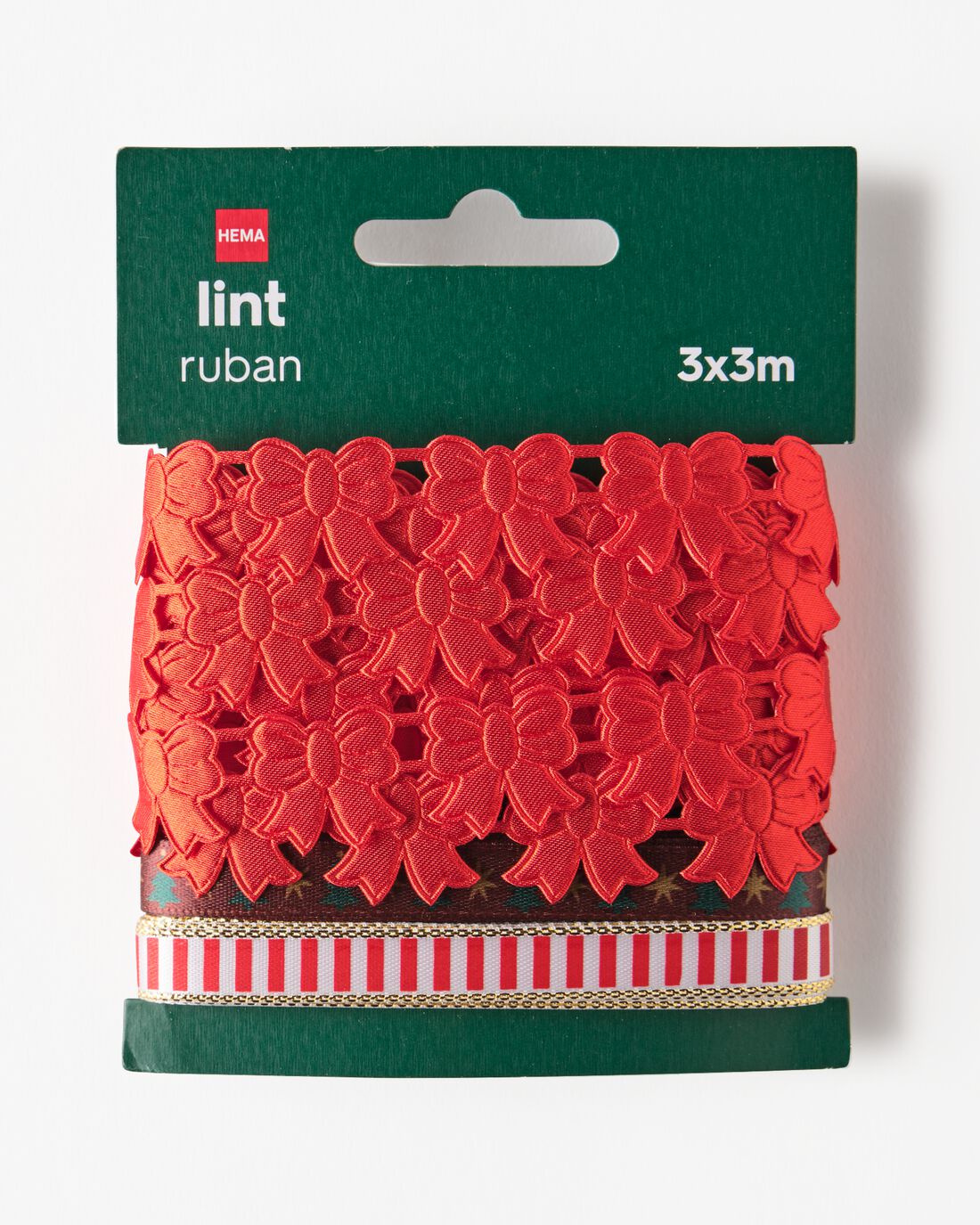 Cadeaulint 3mx1.2cm - 3 stuks