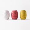 Cadeaulint glitter - 3 stuks (multi)