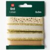 Cadeaulinten 3m goud - 3 sstuks