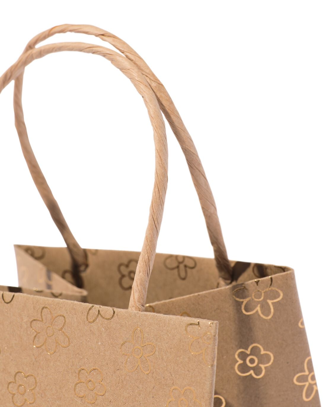 Cadeautas 11x17.5cm met venster bloemen