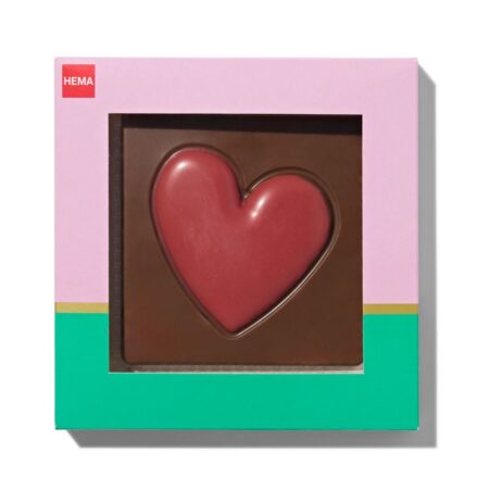 Chocolade tablet hart