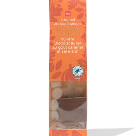Chocolademelk lepel karamel zeezout 30g