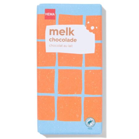 Chocoladereep melk 180gram