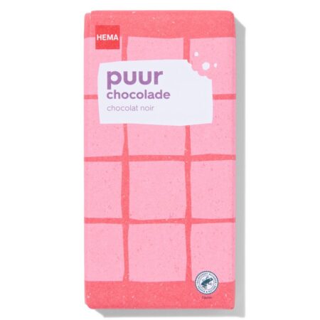 Chocoladereep puur 180gram