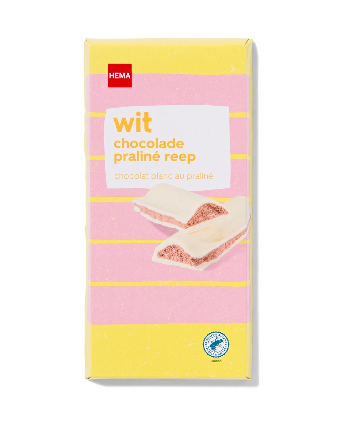 Chocoladereep wit praliné 200gram