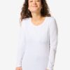 Dames basic t-shirt wit