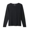 Dames T-shirt slim fit o-hals zwart