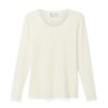 Dames temptech T-shirt lange mouw wit