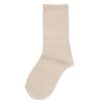 Dames thermosokken beige