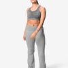 Dames yogabroek grijsmelange