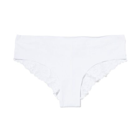 Damesbrazilian micro met kant wit