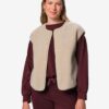 Damesgilet Odi teddy beige