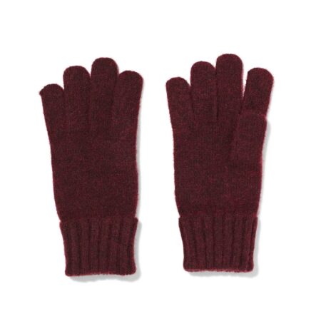 Dameshandschoenen (donkerrood)