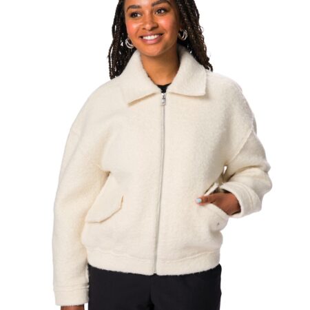 Damesjas Jazzy bomber gebroken wit (gebroken wit)