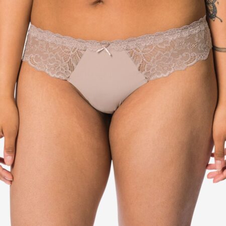Damesstring micro beige