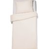 Dekbedovertrek 140x200/220cm zacht katoen beige