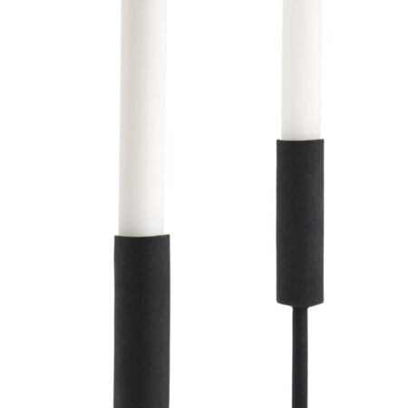 Dinerkaarsen Ø2x17 wit - 8 stuks (wit)