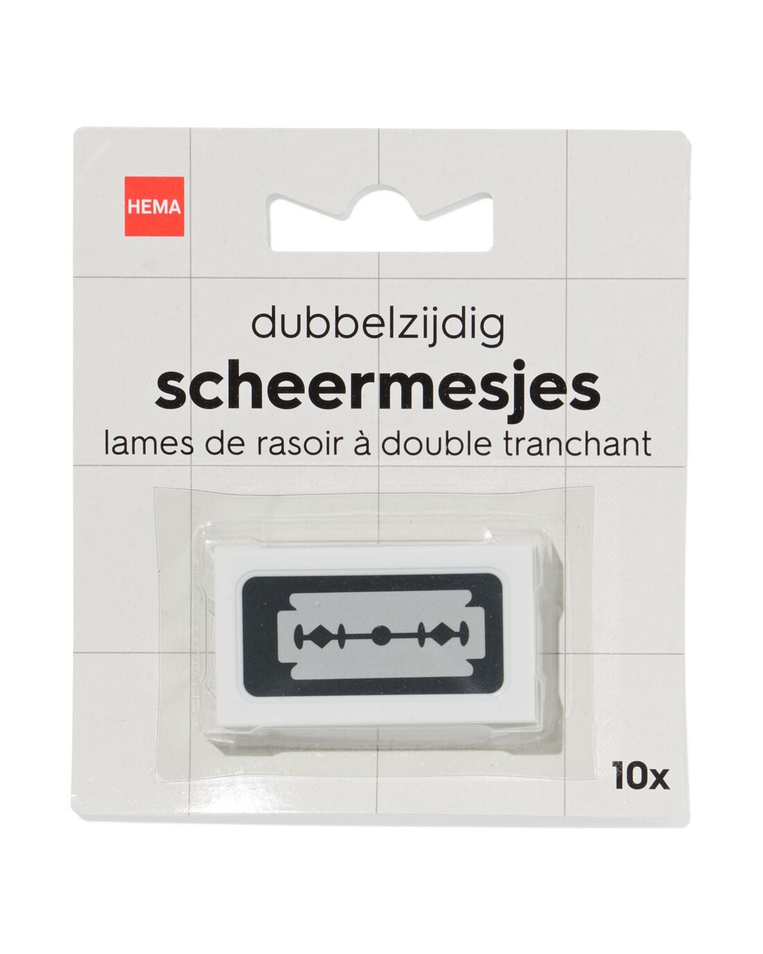 Dubbelzijdige scheermesjes navulling - 10 stuks
