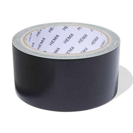 Ducttape 10mx5cm waterdicht zwart