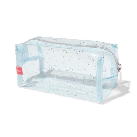 Etui glitter (transparant)