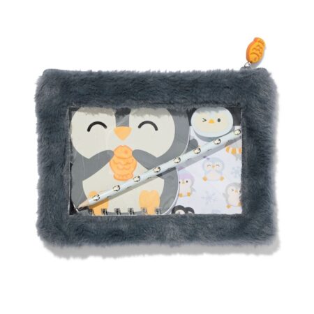 Etui pinguïn met inhoud (multicolor)