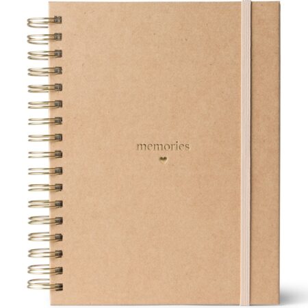 Fotoalbum plakboek 23x19.5x3.5cm met sticker (kraft)