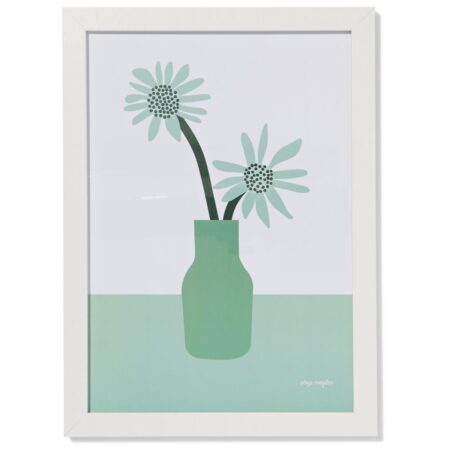 Fotolijst A4 wit hout (wit)