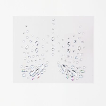 Gezichtsglitter feest (zilver)
