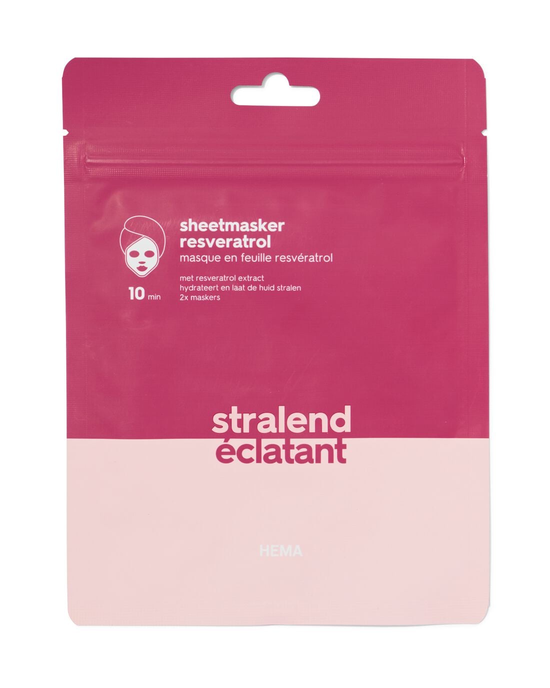 Gezichtsmasker set stralend