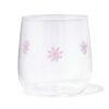 Glas 360ml bloemen