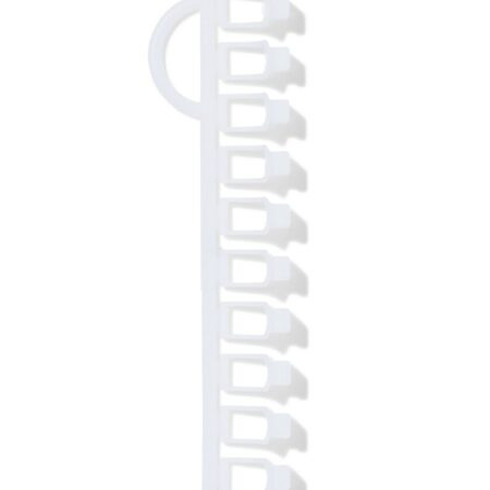 Glijders voor U-rails wit - 10 stuks (wit)