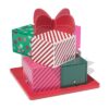 Herbruikbare aftelkalender 20x19x20cm hout