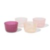 Herbruikbare bakjes glitter - 4 stuks