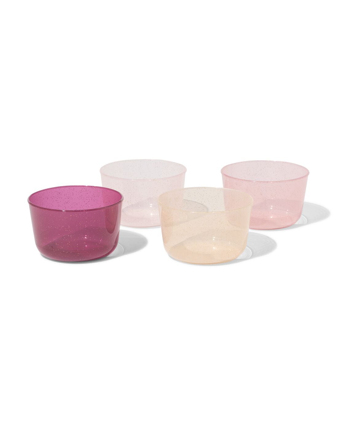 Herbruikbare bakjes glitter - 4 stuks