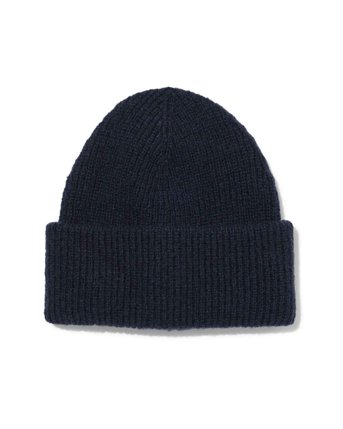 Heren beanie donkerblauw