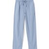 Heren pyjamabroek Pepijn regular fit chambray middenblauw