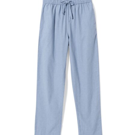 Heren pyjamabroek Pepijn regular fit chambray middenblauw