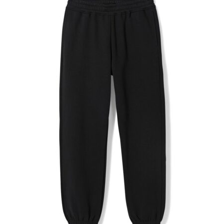 Herenbroek Carlson regular fit sweatstof zwart