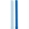 Kaarsen ribbel - 2 stuks (blauw)