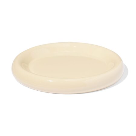 Kaarsonderzetter ⌀20cm metaal crème (creme)