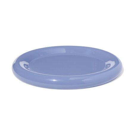 Kaarsonderzetter ⌀32cm metaal blauw