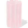 Kandelaar 5.8x10cm glas opaque (roze)