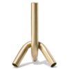 Kandelaar M metaal knot goud